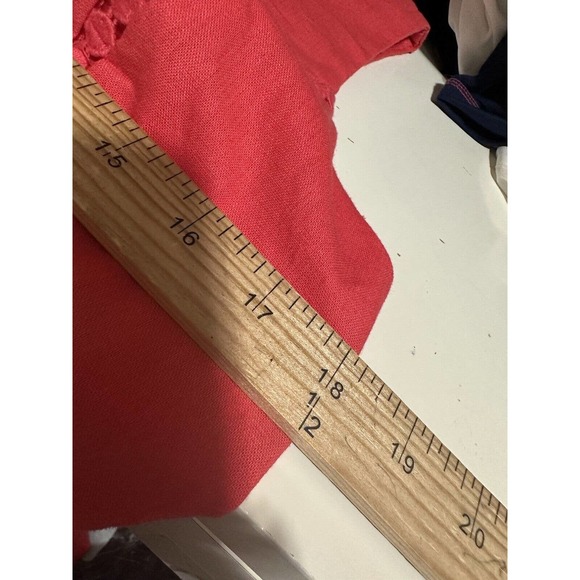 Talbots Size 8 Sleeveless Circled Lace Midi Dress Linen Blended Lined Women E31 - Picture 5 of 9